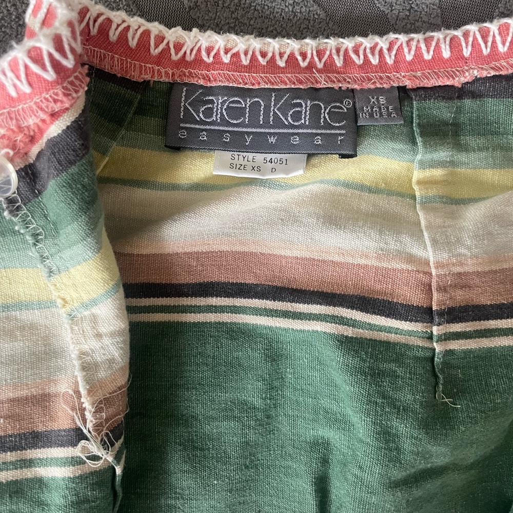 Karen Kane Multicolor Striped Top